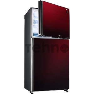 Холодильник Sharp 1670х700х720 см. Full No Frost,Hybrid Cooling. A+ Бордовый.