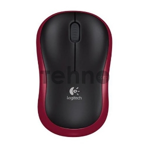 Мышь Logitech Wireless Mouse M185, Red