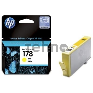 Картридж струйный HP №178 CB320HE желтый для HP C5383/C6383/B8553/D5463 (300стр.)