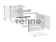 Шкаф встр.д/авт.1х12+2М бел