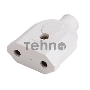 Розетка разборная без з/к 10А плоская белая REXANT