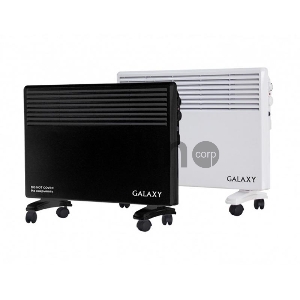 Конвектор GALAXY  GL 8227 мех. термостат черный(1700Вт, механический, регулировка мощности, термостат, влагозащитный корпус, черный, монтаж: настенный/напольный, защита от перегрева, бесшумная работа, колеса для перемещения.)