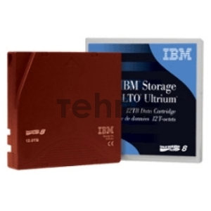 Магнитная лента (незаписанная) IBM Ultrium LTO8 Tape Cartridge - 12/30TB with Label (1 pcs)