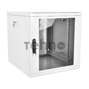 Шкаф телеком. настенный разборный 15U (600х650), съемные стенки, дверь стекло (ШРН-M-15.650)