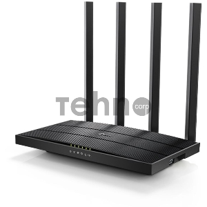 Роутер беспроводной TP-Link Archer C6U AC1200 10/100/1000BASE-TX/4G ready черный