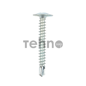 Саморез с прессшайбой ПШС сверло 4,2х32, пакет (500 шт/уп) KRANZ