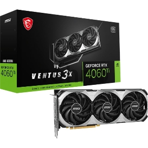 Видеокарта MSI RTX 4060Ti VENTUS 3X 8G OC PCI-E 4.0 RTX 4060TI 8192Mb 128 GDDR6 2565/18000 HDMIx1 DPx3 HDCP Ret