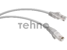 Патч-корд WRline WR-PC-RJ45-UTP-5E-1-GY UTP RJ-45 вил.-вилка RJ-45 кат.5E 1м серый LSZH