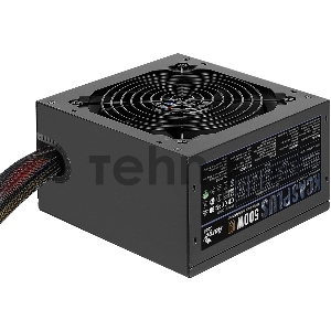 Блок питания Aerocool ATX 500W KCAS-500W PLUS 80+ bronze (24+4+4pin) APFC 120mm fan 7xSATA RTL