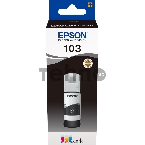 Чернила Epson 103BK C13T00S14A черный (65мл) для Epson L3100/3110/3150