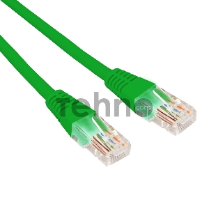 Патч-корд U/UTP REXANT категория 6, RJ45-RJ45, неэкранированный, 26AWG, LSZH, зеленый, 5 м