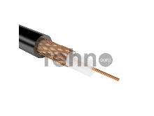 Кабель коаксиальный REXANT РК 75-2-11АИ, бухта 400 м, черный