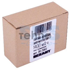 Аккумулятор Li-ion 18500 unprotected 1400 mAH 3.7 В REXANT