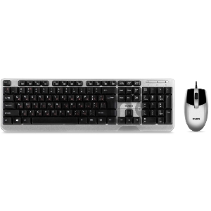 Клавиатура + мышь SVEN KB-S330C черный (104+12Fn)+3кл, 1200DPI)