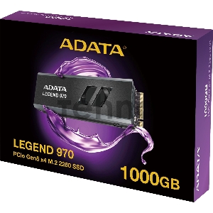 Накопитель SSD A-Data PCI-E 5.0 x4 1TB SLEG-970-1000GCI SLEG-970-2000GCI Legend 970 M.2 2280