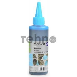 Чернила Cactus CS-EPT6735 светло-голубой (100мл) Epson L800