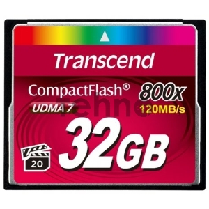 Флеш карта CF 32GB Transcend, 800X