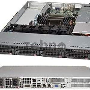 Корпус Supermicro  CSE-815TQ-R706WB, 1U, SATA/SAS (SES2), 4x 3.5 Hot-swap SAS/ SATA Drive Bays Redundant PSU 706W