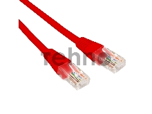 Патч-корд U/UTP REXANT категория 6, RJ45-RJ45, неэкранированный, 26AWG, LSZH, красный, 5 м