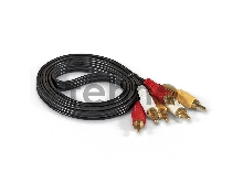 Кабель аудио ExeGate EX284947RUS EX-CCV-539-1.5 (3xRCA M/3xRCA M, 1,5м)