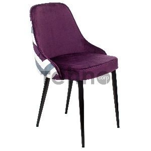 Стул для кухни Бюрократ KF-5 зигзаг металл черный на ножках (KF-5/ZIG/VIOLET) Стул для кухни Бюрократ KF-5 зигзаг металл черный на ножках (KF-5/ZIG/VIOLET)
