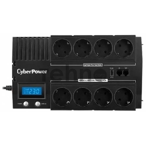 Источник бесперебойного питания CyberPower BR700ELCD 700VA/420W USB/RJ11/45 (4+4 EURO)