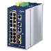 IGS-20160HPT индустриальный PoE коммутатор для монтажа в DIN-рейку IP30 Industrial L2+/L4 16-Port 1000T 802.3at PoE+ 2-Port 1000T + 2-port 100/1000X SFP Full Managed Switch (-40 to 75 C, dual redundant power input on 48~56VDC terminal block, DIDO, ERPS Ring Supported, 1588), фото 2