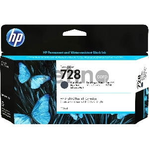 Картридж Cartridge HP 728 для DJ Т730/Т830, черный матовый (130мл)