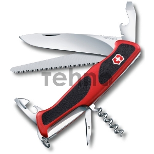 Нож перочинный Victorinox RangerGrip 55 (0.9563.C) 130мм 12функций красный/черный карт.коробка Нож перочинный Victorinox RangerGrip 55 (0.9563.C) 130мм 12функций красный/черный карт.коробка
