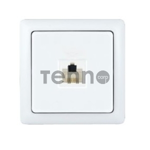 Розетка WESSEN ХИТ RT-4A3-B SE телефонная ,о/у (160В, 1А) белый Розетка WESSEN ХИТ RT-4A3-B SE телефонная ,о/у (160В, 1А) белый