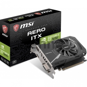 Видеокарта MSI PCIE16 GT1030 2GB GDDR4 GT 1030 AERO ITX 2GD4 OC