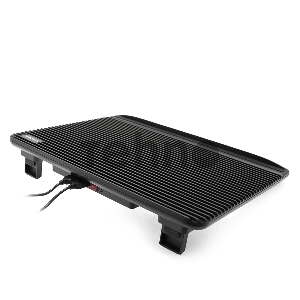 Аксессуар к ноутбуку CROWN  Подставка для ноутбука CMLC-1101 black (17) ( Два тихих кулера 160мм, размер 380*280*36мм)
