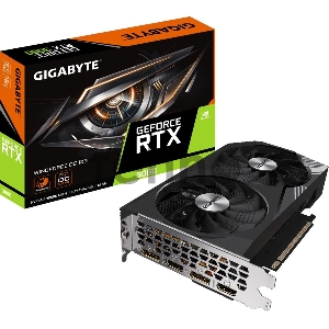 Видеокарта GIGABYTE N3060WF2OC-12GD 2.0 PCIE16 RTX3060 12GB Видеокарта GIGABYTE N3060WF2OC-12GD 2.0 PCIE16 RTX3060 12GB
