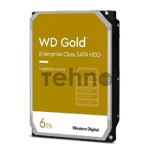 Жесткий диск Western Digital Original SATA-III 6Tb WD6003FRYZ Gold (7200rpm) 256Mb 3.5