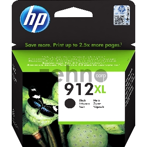 Картридж струйный HP 912 3YL84AE черный (825стр.) для HP OfficeJet 801x/802x