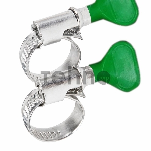 Хомут червячный 10-16-0,7 мм, с ключом W (упак. 50 шт)  REXANT