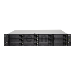 Полка расширения сетевого хранилища без дисков SMB QNAP TL-R1200C-RP USB 3.2 Gen 2 Type-C JBOD storage enclosure, 12-tray 3,5/2,5 w/o HDD, 2xPSU. Rackmount. W/o rail kit RAIL-B02