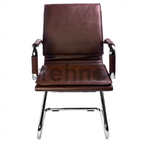 Кресло Бюрократ CH-993-Low-V/Brown низкая спинка коричневый искусственная кожа