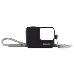 GoPro Силиконовый чехол с ремешком для камеры HERO8 черный AJSST-001 (Sleeve +  Lanyard), фото 1