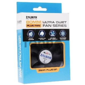 Вентилятор Zalman ZM-F1 Plus (SF) 80x80mm 3-pin 20-23dB 85gr Ret