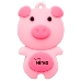Флэш Диск 8GB Mirex Pig, USB 2.0, Розовый, фото 3