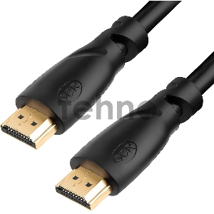 Greenconnect Кабель 5.0m HDMI версия 2.0 HDR 4:2:2, Ultra HD, 4K 60 fps 60Hz/5K*30Hz, 3D, AUDIO, 18.0 Гбит/с, 28/28 AWG, OD7.3mm, тройной экран, черный, GCR-HM311-5.0m Greenconnect Кабель 5.0m HDMI версия 2.0 HDR 4:2:2, Ultra HD, 4K 60 fps 60Hz/5K*30Hz, 3