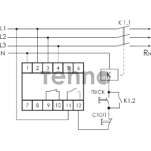 Реле напряжения CP-731 (трехфазный; микропроцессорный; контроль верхнего и нижнего значений напряжения; контроль ассиметрии; чередования фаз; монтаж на DIN-рейке 35мм 3х400/230+N 2х8А 1Z 1R IP20) F&F EA04.009.005 Реле напряжения CP-731 (трехфазный; микропроцессорный; контроль верхнего и нижнего значений напряжения; контроль ассиметрии; чередования фаз; монтаж на DIN-рейке 35мм 3х400/230+N 2х8А 1Z 1R IP20) F&F EA04.009.005