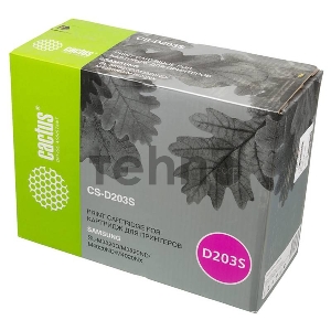 Тонер Картридж Cactus CS-D203S черный для Samsung SL-M3820D/M3820ND/M4020ND/M4020NX (3000стр.)