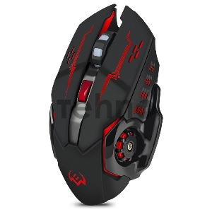 Мышь SVEN RX-G930W / USB / WIRELESS / 800-2400DPI/ подсветка/ кнопки 5+1/ встроенный аккум. / OPTICAL / BLACK
