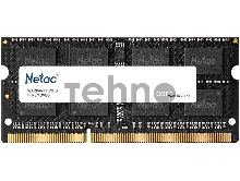 Память Netac 4Gb DDR3 1600MHz SO-DIMM (NTBSD3N16SP-04)