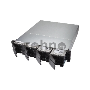 Полка расширения сетевого хранилища без дисков SMB QNAP TL-R1200C-RP USB 3.2 Gen 2 Type-C JBOD storage enclosure, 12-tray 3,5/2,5 w/o HDD, 2xPSU. Rackmount. W/o rail kit RAIL-B02