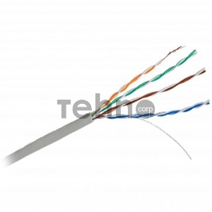 Кабель NEOMAX [NM10071] U/UTP cat.5e 4 пары (305 м) 0.51 мм (24 AWG) Медь HFLTx, серый