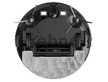 Робот-пылесос Robot vacuum IRBIS Bean 0421,2500 mAh,28W,3000Pa, Hyroscope, Black, charging stat, remote, roller brush & cloth for wet,2 in 1 water tank&dust collector, brushes 3,HEPA filter2, cleaning brush