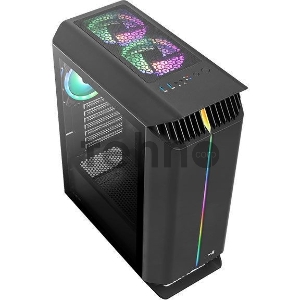 Корпус Aerocool Gladiator Duo-G-BK-v1 черный без БП ATX 3x120mm 2xUSB3.0 audio bott PSU